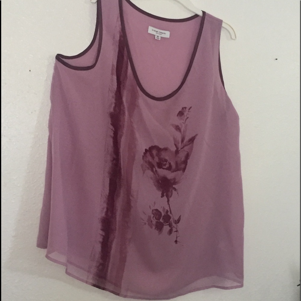 Maternity swing mauve polyester float top NWOT.